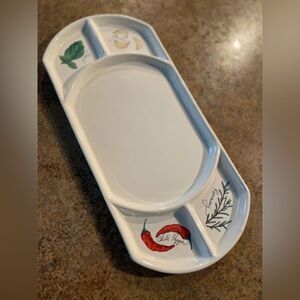 Boston Warehouse Ceramic Tray Herb & Spice Designs